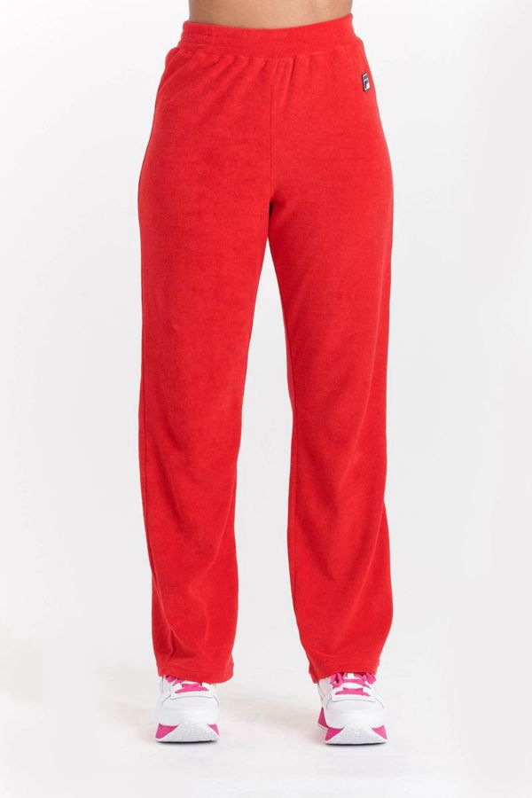 Fila Priscila Wide Leg Jog Women's Pants - Red/Navy/White,NZ 35-3296